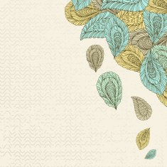 Vintage floral pattern N14