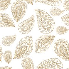 Seamless pattern with leaf N47