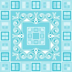 Abstract seamless blue background