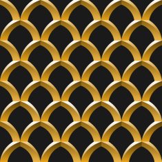 golden grate seamless pattern