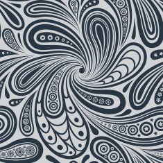 seamless pattern with paisley N6