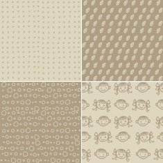 set of abstract seamless pattern N2
