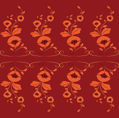Floral Pattern N411