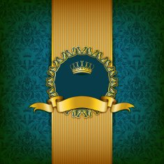 Luxury background with ornament frame N2