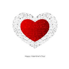 Valentines Card With Heart N11