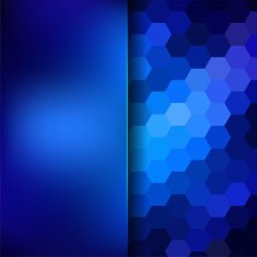 abstract background consisting of hexagons and matt glass N51