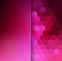 abstract background consisting of hexagons and matt glass N52