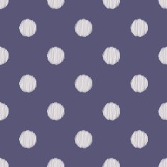 seamless blue polka dots scribble pattern