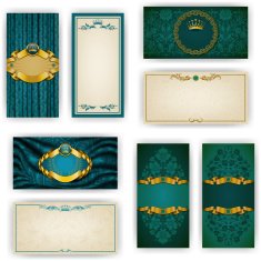 Elegant template for vip luxury invitation N20