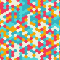 Abstract Geometrical Multicolored mosaic Background N34