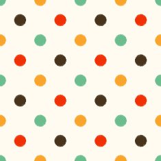 Seamless polka dots scribble pattern free image download