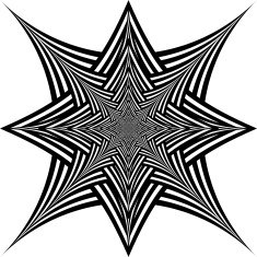 Black and white hypnotic background N12