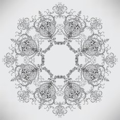 abstract circular pattern N9