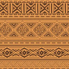 Ethnic ornamental textile seamless pattern N38