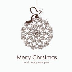Vector Christmas tree decorations N3
