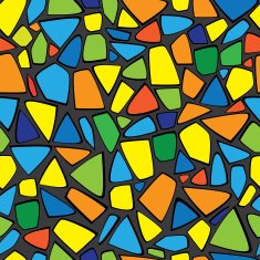 color mosaic seamless pattern N2