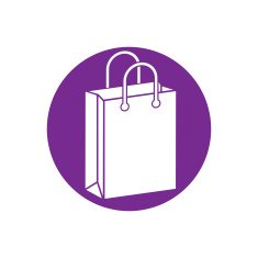 shopping bag vector icon N5
