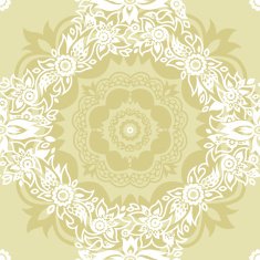 Ornamental seamless pattern with flowers N2