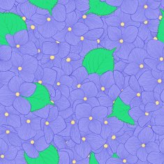 Beautiful seamless background with flower hydrangea