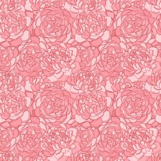 Beautiful seamless background with pink flowers N2