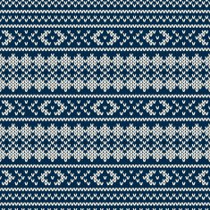 Winter Holiday Seamless Knitted Pattern N17