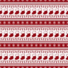 Striped christmas pattern Vector seamless background