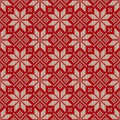 Winter Holiday Seamless Knitted Pattern N19
