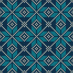 Vintage style knitting seamless pattern