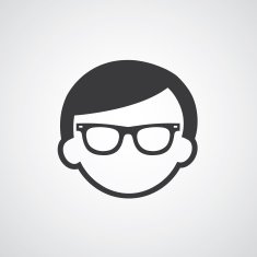 man glasses symbol N3