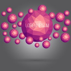 Abstract polygonal background N14