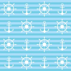 vector pattern with anchor and helm N2