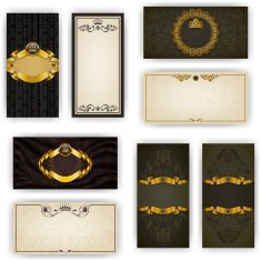 Elegant template for vip luxury invitation N23