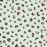 Vintage seamless pattern with colored forms