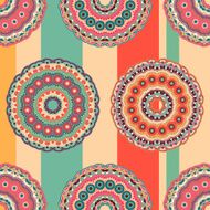 Colorful ethnic seamless pattern N4