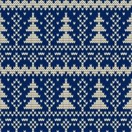 Christmas seamless knitted background EPS 10 vector illustration N21