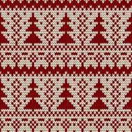 Christmas seamless knitted background EPS 10 vector illustration N22