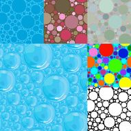 Lots of blue bubbles
