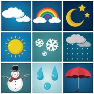 Weather Illustration Set