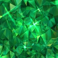 Abstract Green Triangles Background N3