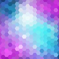 Abstract colorful hexagons background N15