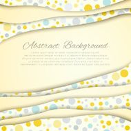 Polka dot seamless pattern with place for text