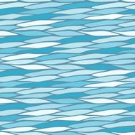 Seamless pattern with waves ornament N15