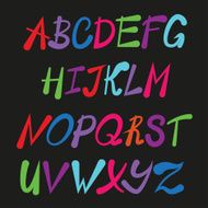Handwriting stylish alphabet N2