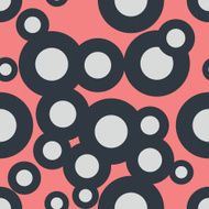 Seamless Pattern Abstract Psychedelic Art Background Vector Il N11