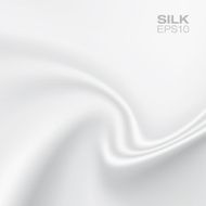 White silk background horizontal composition