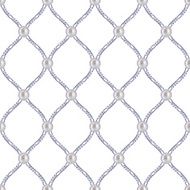 Seamless pattern with silver chains and white pearls Jewelry background