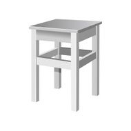 vector white stool