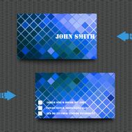 Business card template abstract background N2