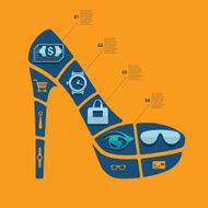 fashion flat infographic N115