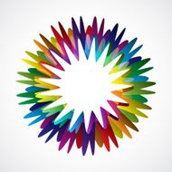 abstract colorful garland pattern background N2